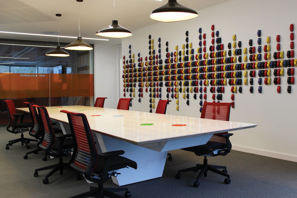 VW Financial Services Bespoke Meeting Table